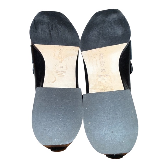 Aedye Italy Ruth Black Loafers 39 8 - Picture 8 of 9